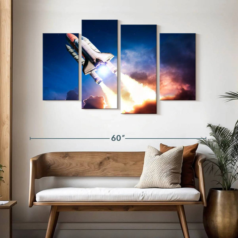 Mission Oberle dans l'espace, H 32 po x l 52 po