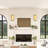 1-Light LED Gold Acrylic Flush Mounted Wall Sconce