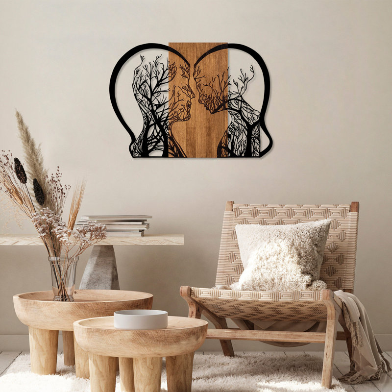 Décoration murale en bois