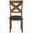 Hayley 19'' H Faux Leather Upholstered Walnut Side Chair
