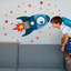 Flying Rocket Wall Stickers-369720981-369720983