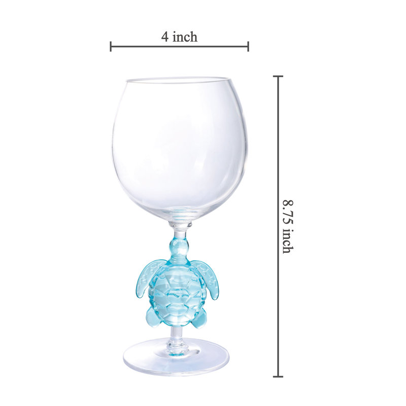 Sea Turtle, 20oz Wine Glass S6