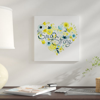 « heartfelt floral i », impression sur toile