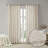 Madison Park Beals Natural Fleece Lined Rod Pocket Single 50x84" Curtain Panel-1023765025-1023765024