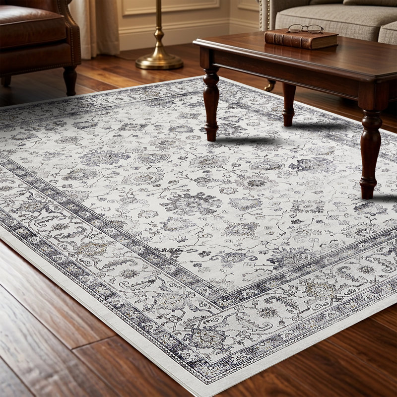 Cashmere Machine Tufted Area Rug ( Low-Pile Traditional), Rectangle 160 x 230 cm