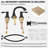 Widespread 2-handle Bathroom Faucet with Drain Assembly-46773498
