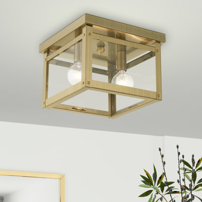 Amores Glass Flush Mount