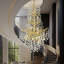 Lustre en cristal 23 lumières DEL à niveaux gradables-815853137