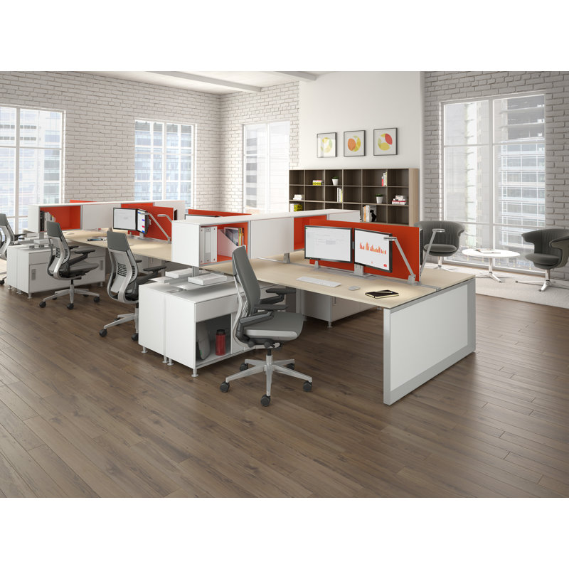 Steelcase Gesture Task Chair, Oatmeal, Light, Carpet