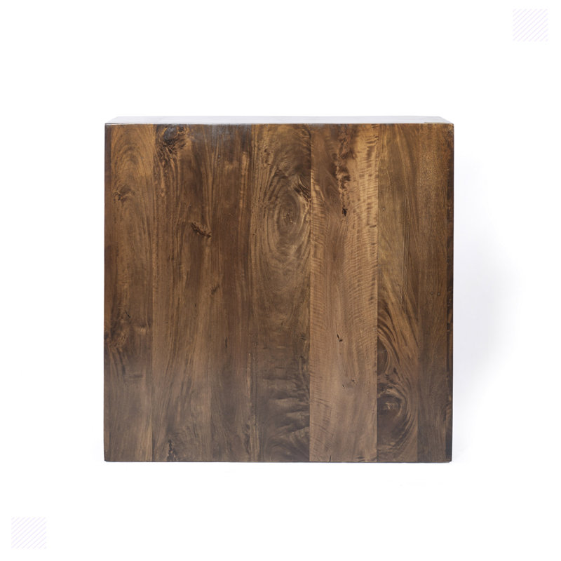 Caidyn Modern Solid Wood Square Coffee Table