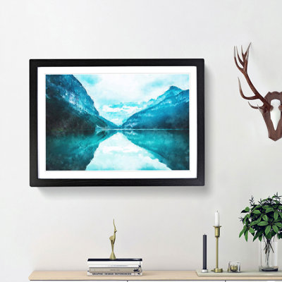 Lake Louise in Canada - Picture Frame Painting Print