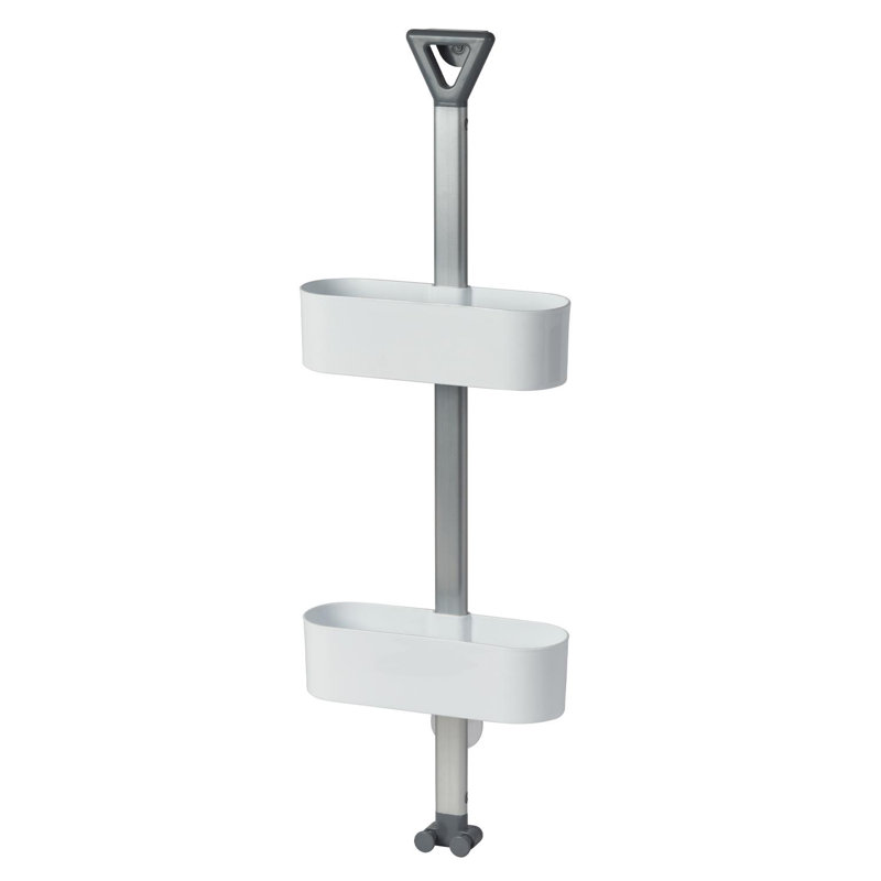Jansen Over-the-Door Shower Caddy, White
