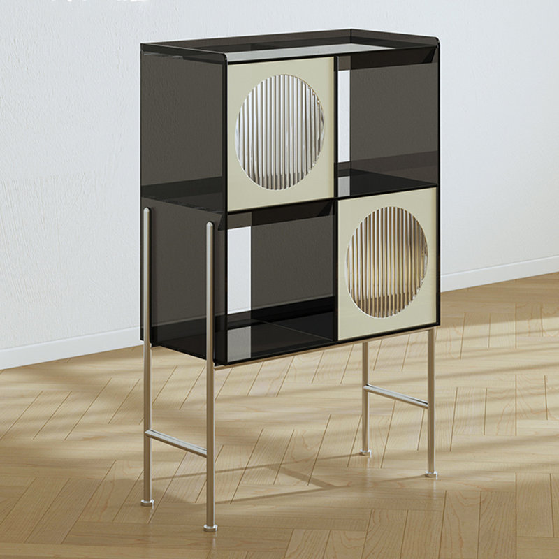 Black Acrylic Display Cases, Black