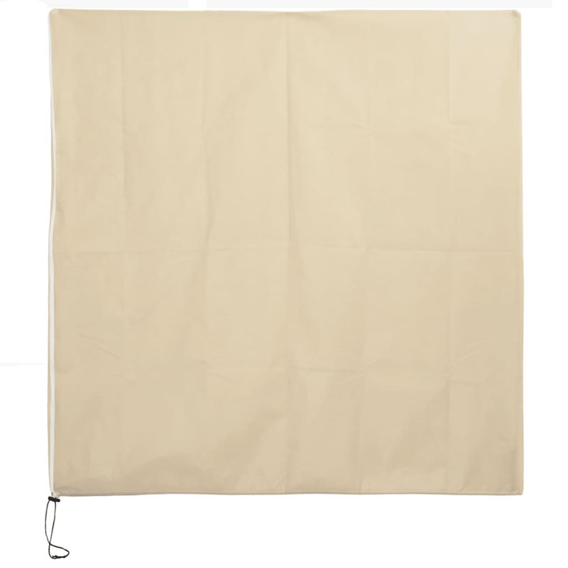 Birce Plant Fleece Cover, Beige
