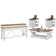 Table basse avec 2 tables d'appoint et console