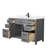 Beckett 54" Freestanding Single Bathroom Vanity with Cultured Marble Top-52605374-52605375-61131910