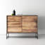 Ascent 40" Wide 3 Drawer Solid Mango Wood Server