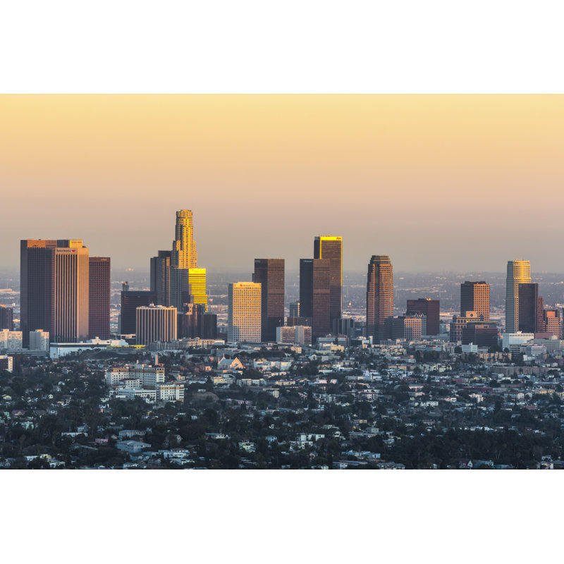 Downtown Los Angeles by Meinzahn - Wrapped Canvas Print, 20cm H x 30cm W