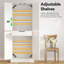 Armoire de rangement 71 po avec 4 tablettes réglables et tiroir-691749756