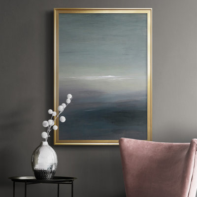 Windy Moor II, reproduction encadrée de qualité supérieure - prête à être accrochée