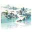 Landscape & Nature Serene Water Village Landscape-428454085