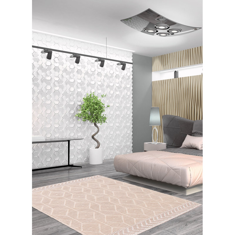Kovaleski Wool Geometric Indoor Rug