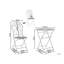 Murchison 2 - Person Patio Dining Set with Round Table