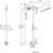 Multi Function Adjustable Rain Dual Shower Head-68024019