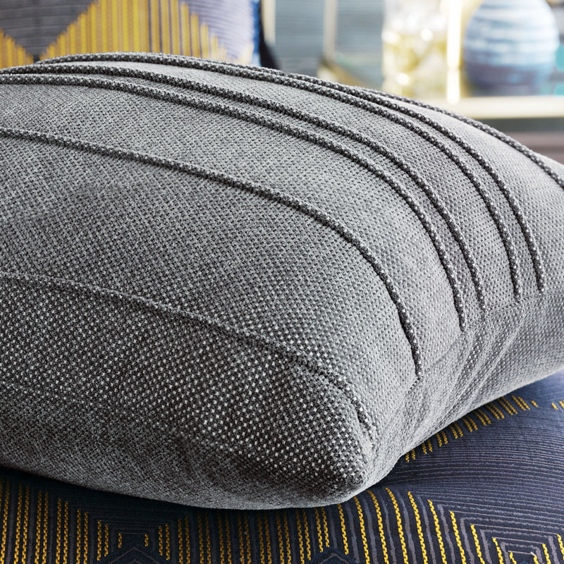 Housse et insert de coussin décoratif cannelé Elektra