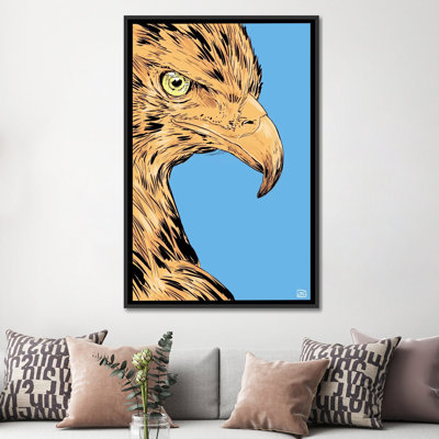 Aigle par Giuseppe Cristiano - Estampe numérique sur toile tendue avec châssis