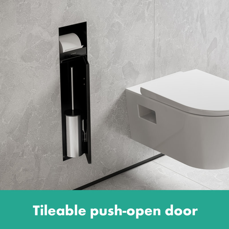 Niche de douche murale 4 po Xtrastoris, Noir mat