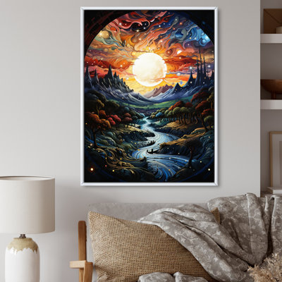 Azaylea Astrology Mystic Horizons, surréalisme II, reproduction d'art sur toile