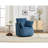 Corduroy Upholstered Swivel Chair-1493615626