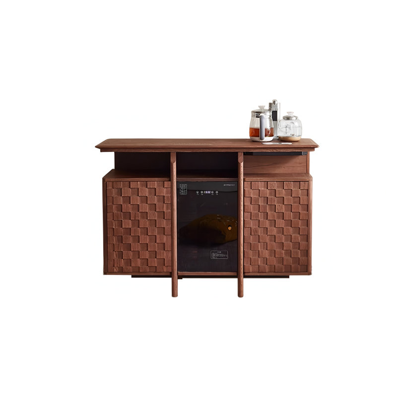 Armoire de rangement intégrée 50 po, Brun