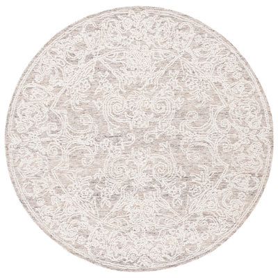 Abstract Hand Tufted Wool Oriental Rug
