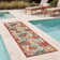 Tapis floral intérieur / extérieur Deka