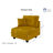 10 Seat Corduroy Convertible Modular Sectional Sofa With Storage, 8 Back Cushion 8 Throw Pillow-932926581