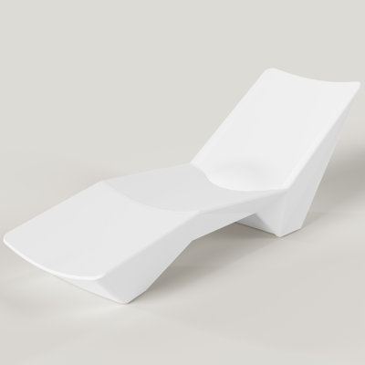 25" Patio Double Chaise Lounge
