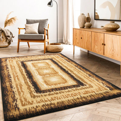 Multi Area Rug 5 Ft. 3 In. X 7 In., Abstract Pattern For Styling Modern And Charming Cabin Spaces, Polypropylene With Colors, Pattern, Environments,