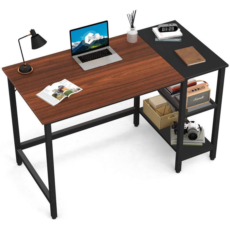 Bureau Varun, Noir rustique, H 29,5 po x l 40 po x P 23,6 po