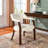 Tufted Solid Back Arm Chair-106905285-106905280