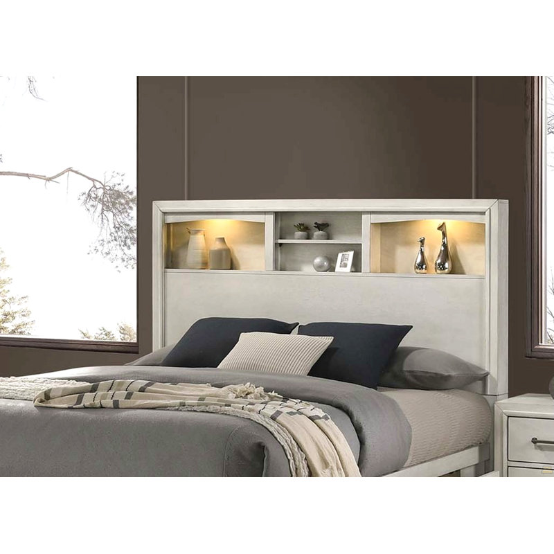 Luminaire encastré à tiroirs coulissants pour lit très grand 1 pièce Eastern King, Très grand lit
