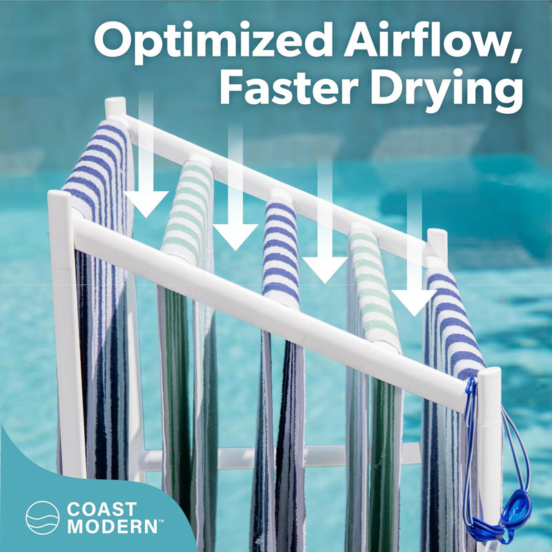 Pool Towel Rack