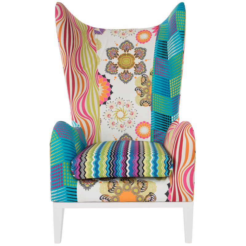 Velez Upholstered Wingback Chair