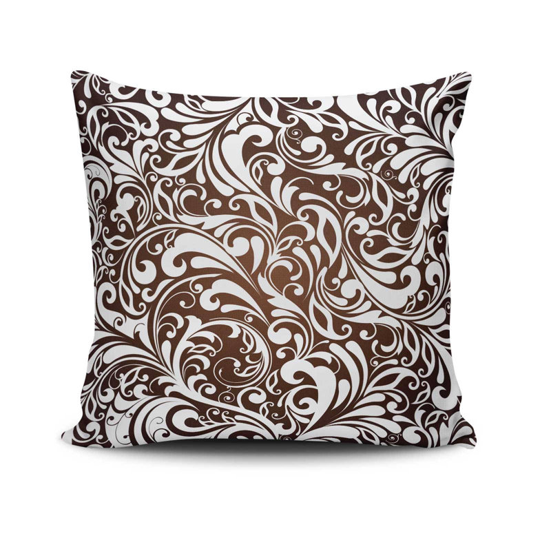 Housse de coussin décorative, 17 x 17 pouces, 50% coton / 50% polyester | Lavable à la machine à 104 ° F, repassable, fermeture à glissière dissimulée | Parfait pour le salon, la chambre à coucher et la décoration intérieure élégante