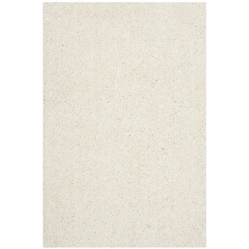 Solid Colour Hand Woven Area Rug, Rectangle 91 x 152cm