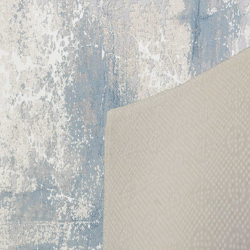 Soft Hall Carpet (2.6 x 4.9 ft), 1% Polyester, .3 in Pile Height | Antibacterial, Non-Slip Underside, 65 g/m² | Machine Washable, 3D Digital Print | Perfect for Living Room, Entryway & Bedroom Décor