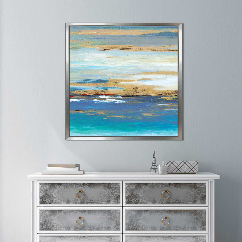 Impression sur toile encadrée Sea Mystery, H 27,5 po x l 27,5 po x P 2 po