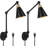 Port Morris Plug-in Swing Arm Sconce