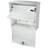 Townhouse Steel Wall Mounted Mailbox with Magnetic Closure and with Newspaper Compartment-88553531